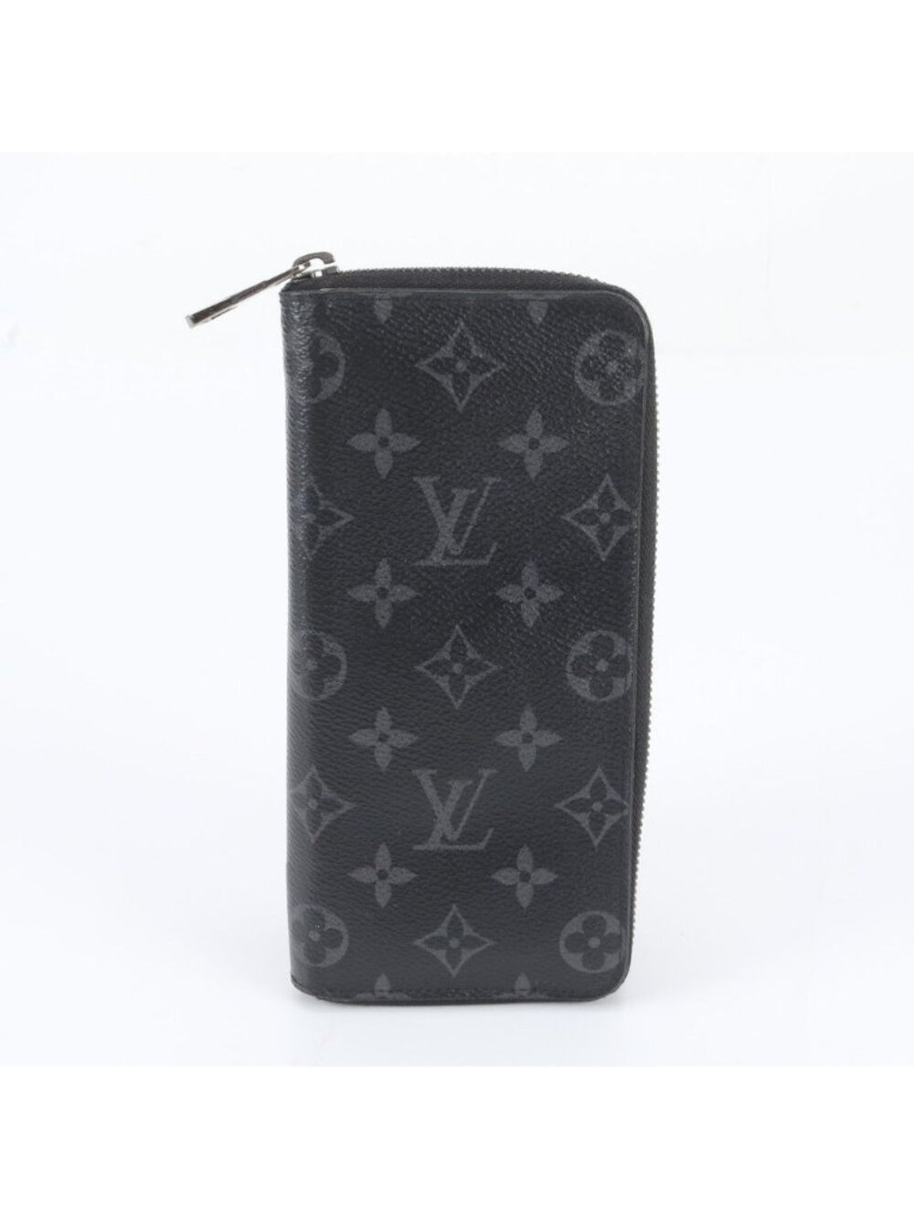 Louis Vuitton Monogram Eclipse Zippy Wallet Vertical Zip Around